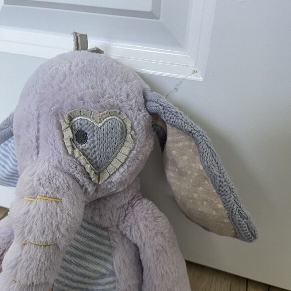 Demdaco Striped Oddball Elephant 13 inch Plush Children's Stuffed Stuffy Lovey - Picture 2 of 10